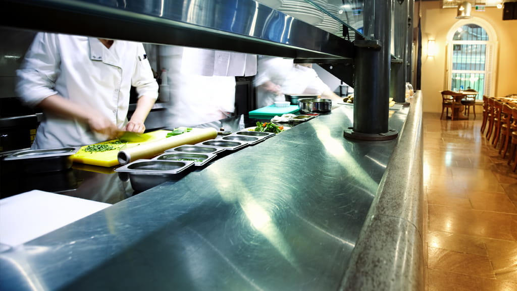 Cropped image of chefs prepping food 2