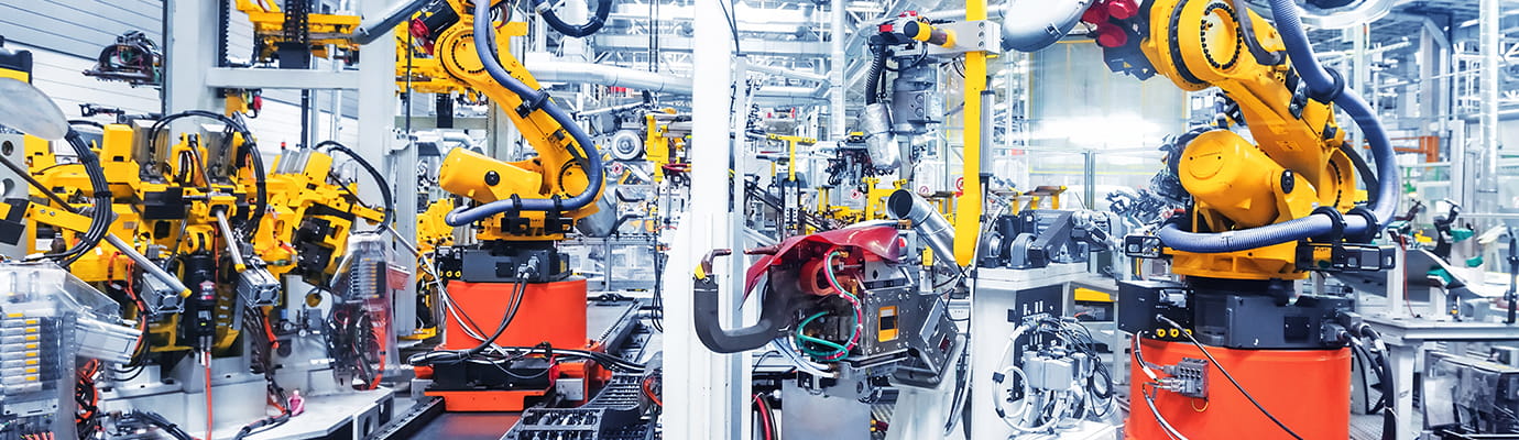 machinery in a factory